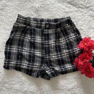 Altar'd State Shorts‎ Womens Black white Sz M Stripes Pockets Casual
